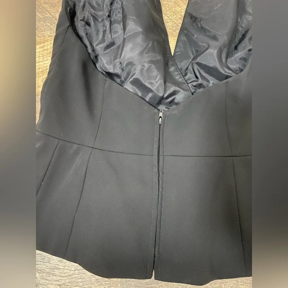 Carmen Mac Valvo-Black Halter Top - Picture 4 of 7